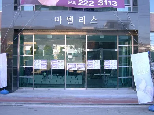 상가 출입문 자동문